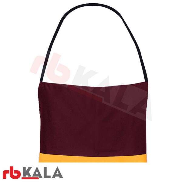 پیش بند رستورانی پارچه ای دو رنگ زرد- زرشکی
