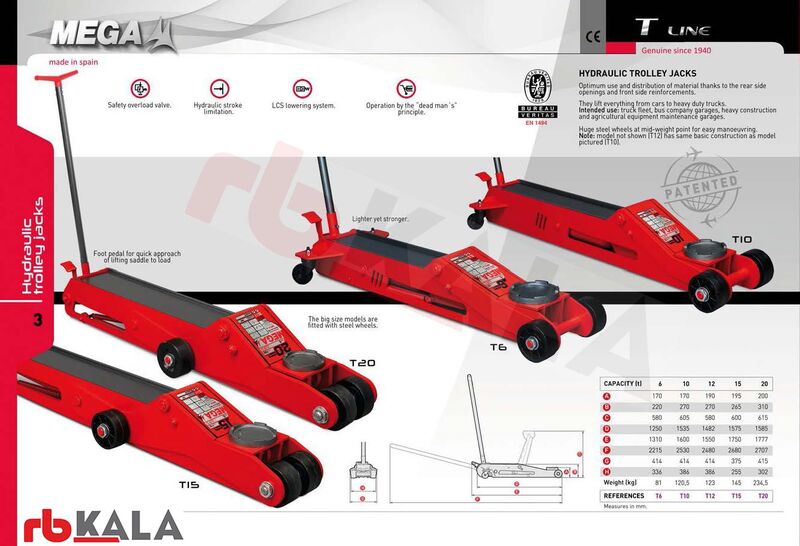 جک سوسماری 6 تن مدل T6 مگا MEGA ساخت اسپانیا gallery3