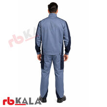 لباس کار مهر دوتیکه پارچه کتان gallery1