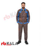 لباس کار مهندسی بوفالو طوسی_آبی thumb 1