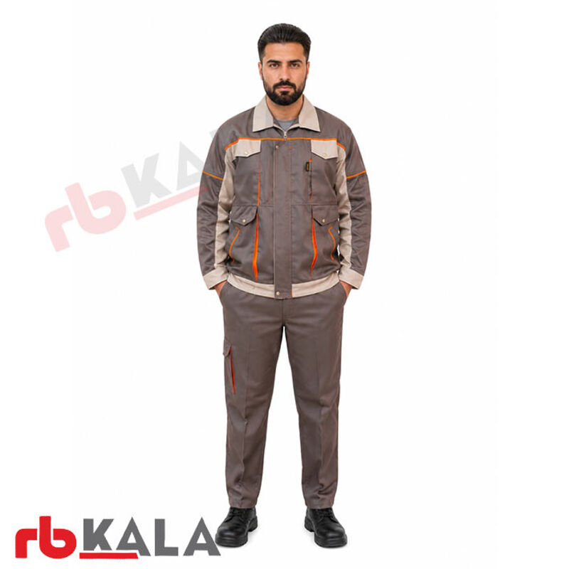 لباس کار مهندسی بوفالو طوسی استخونی gallery0