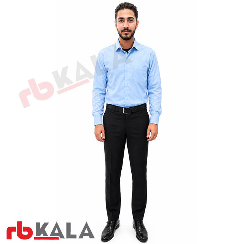 پیراهن اداری مردانه تترون تک جیب gallery2
